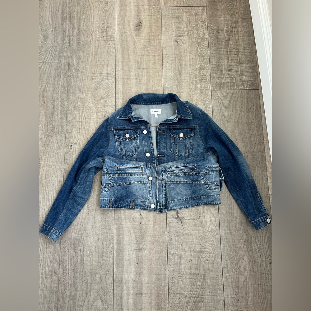FRAME Denim Oversized Inverted Jacket